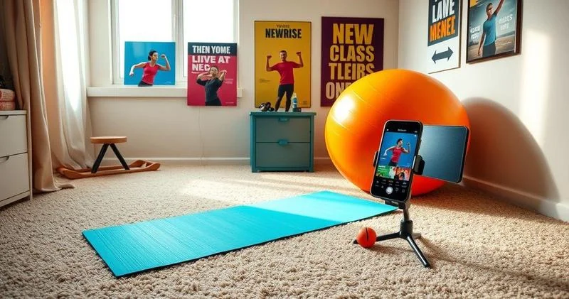 Treino online em casa